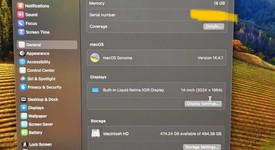 Good
													MacBook Pro Late 2023 (M3) - 14" - Apple M3 Pro 11-core, Black, 512 GB, 18 GB, 14-core GPU, photo 4 of 18