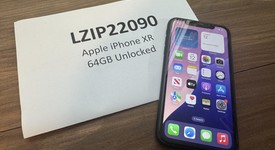 Good
													Apple iPhone Xr - Unlocked, Black, 64 GB, A1984, photo 1 of 5