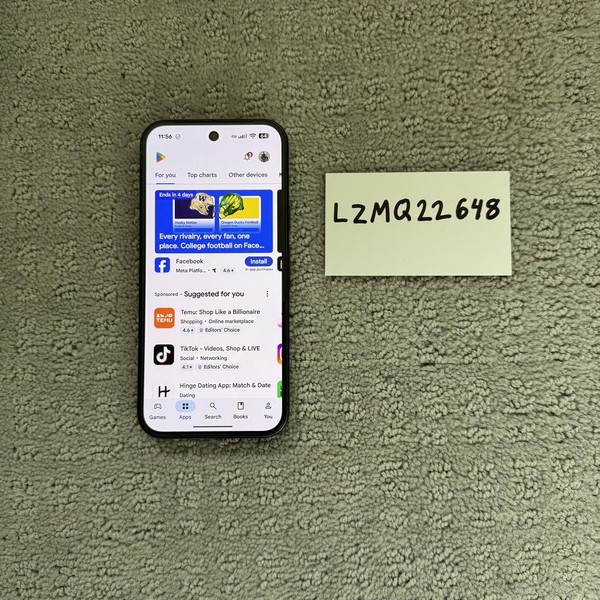 Google Pixel 9 - Unlocked, 128 GB, Obsidian, 12 GB, G2YBB