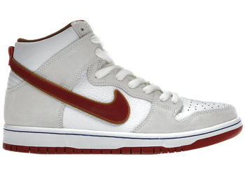 Nike SB Dunk High Sail Bright Crimson for sale