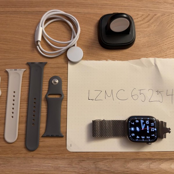 Apple Watch Series 10 46mm - Unlocked, Natural, A3003 - Cellular, Titanium