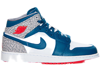 Jordan 1 Mid True Blue (GS) for sale