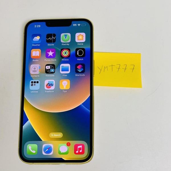 Apple iPhone 14 - Unlocked, 256 GB, Yellow, A2649