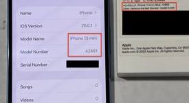 Good
													Apple iPhone 13 Mini - Visible, Blue, 128 GB, A2481, photo 2 of 14