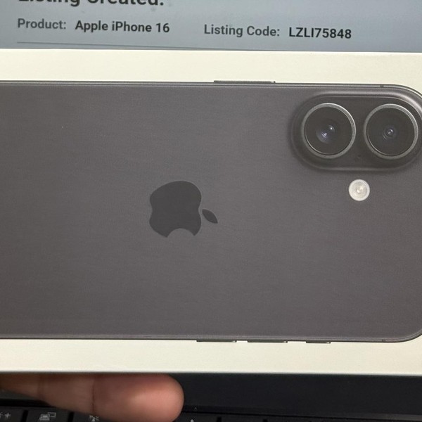 Apple iPhone 16 - Verizon, 128 GB, Black, A3081