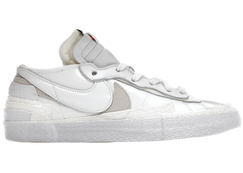 Nike Blazer Low sacai White Patent Leather for sale