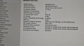 Good
													MacBook Pro 2019 - 13" - I5, Gray, 256 GB, 8 GB, photo 4 of 9