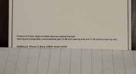 New
													Apple iPhone 17 - T-Mobile, Black, 256 GB, A3258, photo 2 of 2