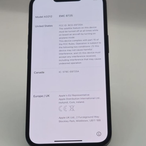 Apple iPhone 16e - Unlocked, 128 GB, Black, A3212