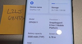 Good
													OnePlus 12R - Unlocked, Gray, 128 GB, 8 GB, CPH2611, photo 3 of 5