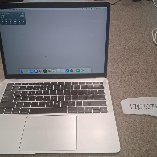 MacBook Air 2019 - 13 inch - 128 GB, Silver, 8 GB, Intel Core i5