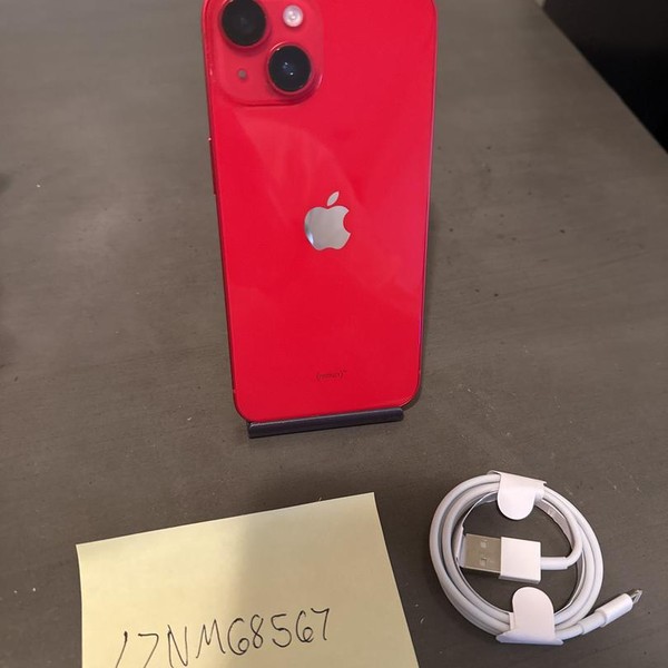 Apple iPhone 14 - Unlocked, 128 GB, Red, A2649