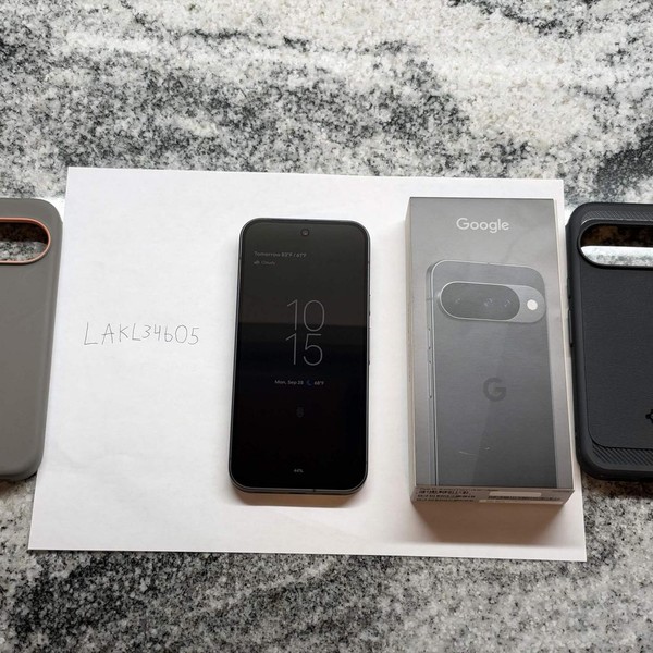 Google Pixel 10 - Mint Mobile, 128 GB, Obsidian, GLBW0