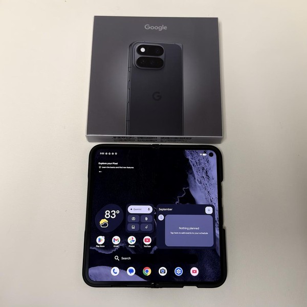Google Pixel 11 Pro Fold - Unlocked, 512 GB, Obsidian, 16 GB, GZDQ6