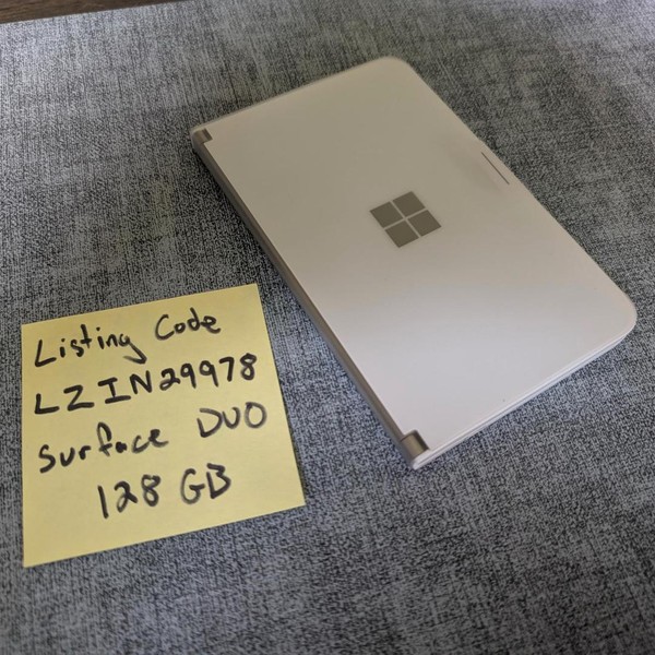 Microsoft Surface Duo - Unlocked, White, 128 GB, 6 GB