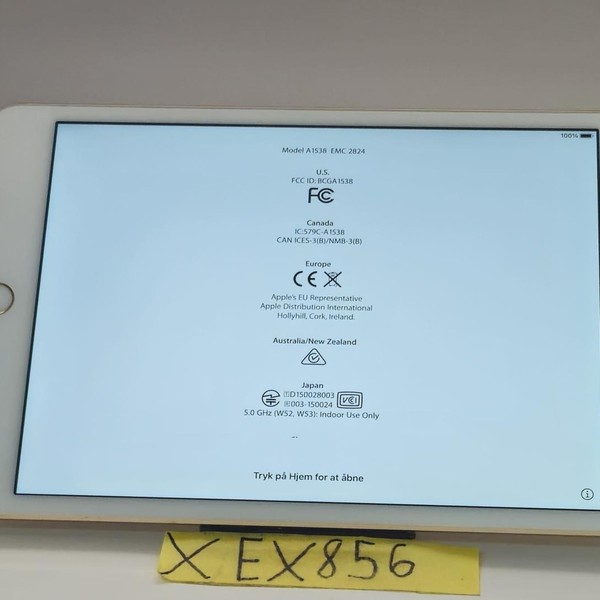 Apple iPad Mini 4 - Wi-Fi, 16 GB, Gold