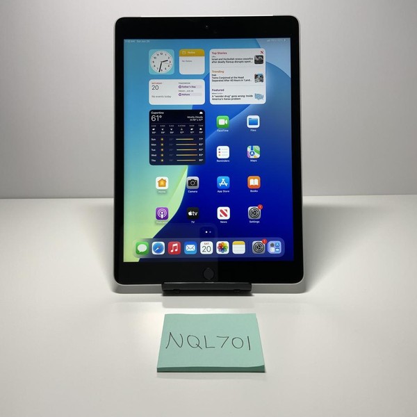 Apple iPad (9th Gen) - Unlocked, 256 GB, Silver, A2603