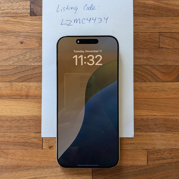 Apple iPhone 16 Pro Max - Unlocked, 256 GB, Natural, A3084