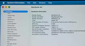 Good
													MacBook Air 2020 - 13" - Apple M1, Silver, 256 GB, 8 GB, photo 4 of 10