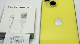 Good
													Apple iPhone 14 - Unlocked, Yellow, 128 GB, A2649, photo 4 of 5