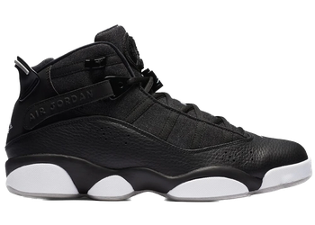 Jordan 6 Rings Black Matte Silver for sale