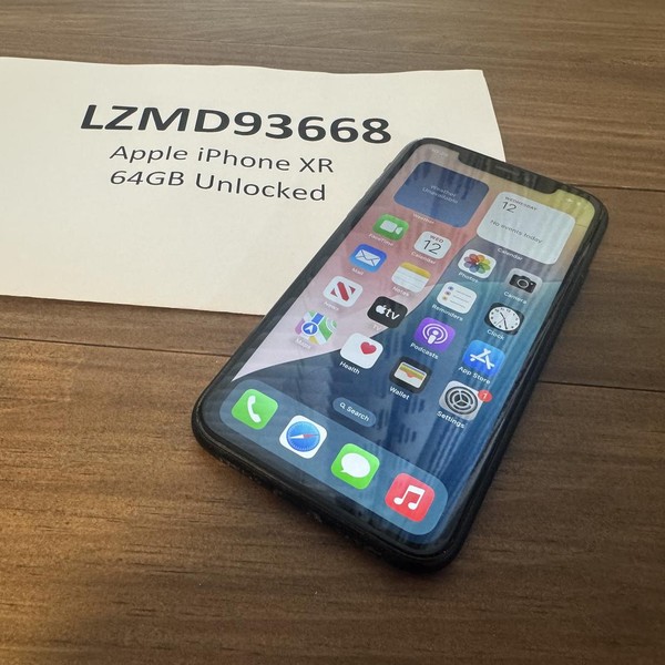 Apple iPhone Xr - Unlocked, 64 GB, Black, A1984