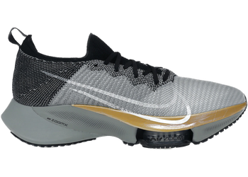 Nike Air Zoom Tempo Next% Flyknit Wolf Grey Metallic Gold Coin for sale