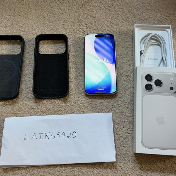 Apple iPhone 17 Pro - Unlocked, 256 GB, Silver, A3256