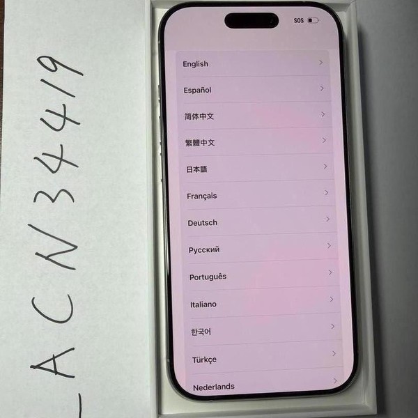 Apple iPhone 16 Pro - Unlocked, 128 GB, White, A3083