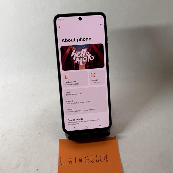 Motorola Razr (2026) - Unlocked, 256 GB, Gray