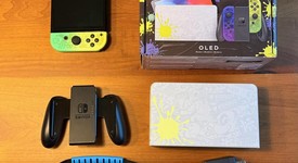 Good
													Nintendo Switch - OLED - White, 64 GB, Splatoon 3, photo 1 of 13