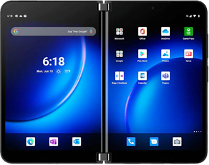 Microsoft Surface Duo 2 - Unlocked, 128 GB, Silver, 8 GB