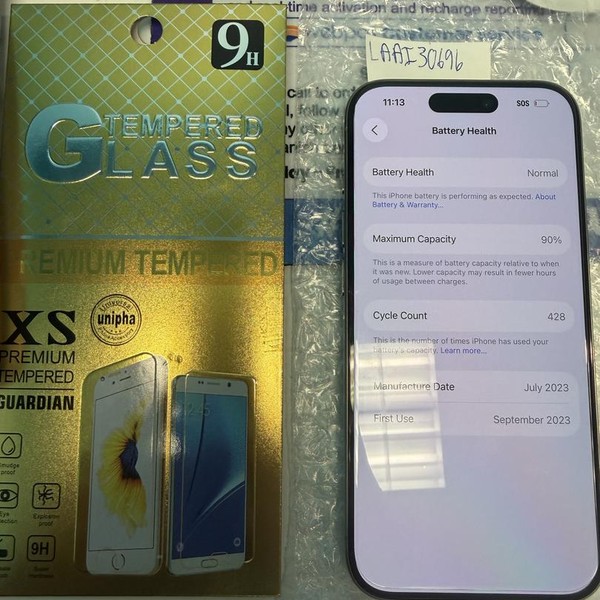 Apple iPhone 15 Pro - Unlocked, 128 GB, Natural, A2848