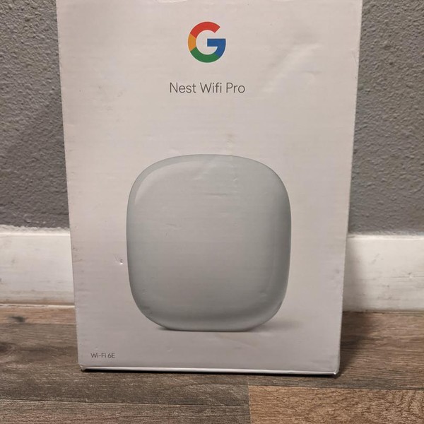 Google Nest Wifi Pro 6e Mesh Router - Fog, Single