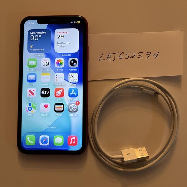 Apple iPhone 11 - T-Mobile, 64 GB, Red, A2111