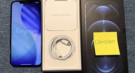 Mint
													Apple iPhone 12 Pro Max - AT&T, Pacific Blue, 256 GB, A2342, photo 1 of 7