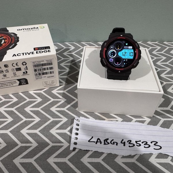 Amazfit Active Edge - Lava Black