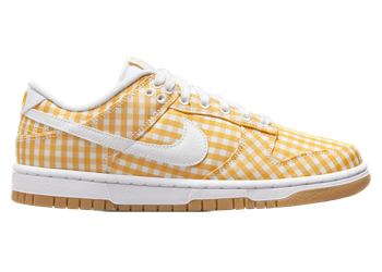 Nike Dunk Low Yellow Gingham for sale