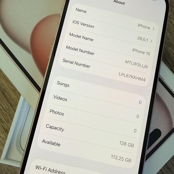 Apple iPhone 15 - Unlocked, 128 GB, Pink, A2846