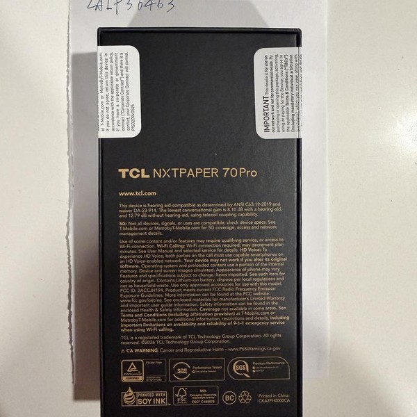 TCL NXTPAPER 70 Pro - T-Mobile, 128 GB, Blue