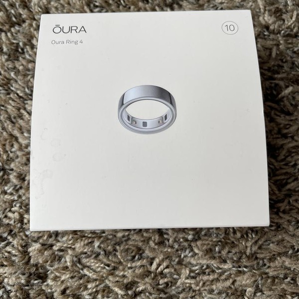 Oura Ring Gen 4 - Silver, Size 10