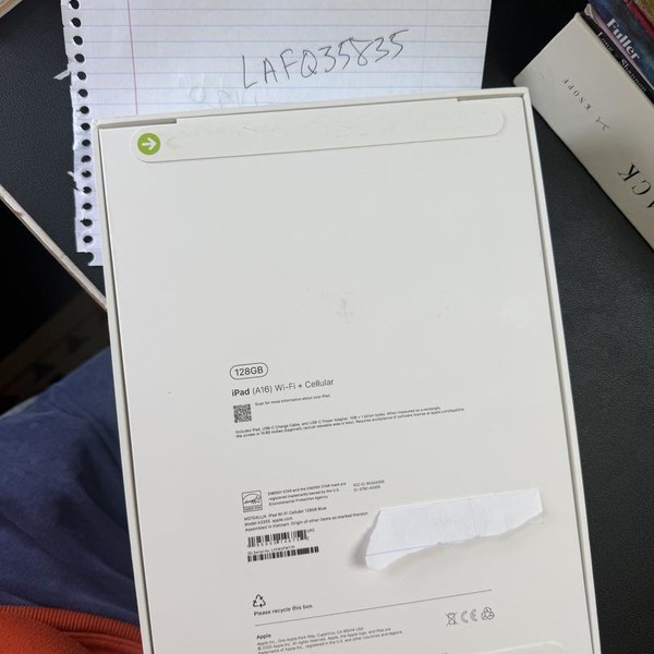 Apple iPad (11th Gen) - Unlocked, 128 GB, Blue, A3355