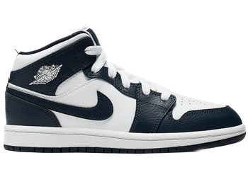 Jordan 1 Mid White Metallic Gold Obsidian (PS) for sale
