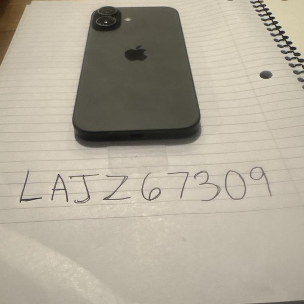 Apple iPhone 16 - T-Mobile, 128 GB, Black, A3081
