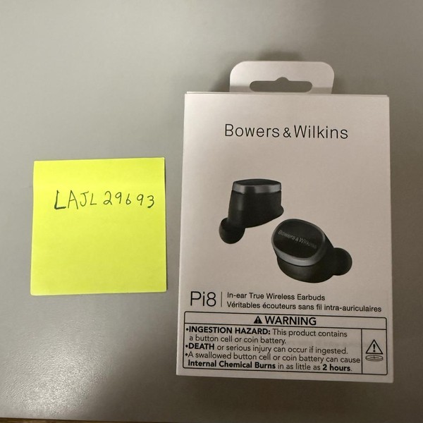 Bowers & Wilkins Pi8 Earbuds - Anthracite Black
