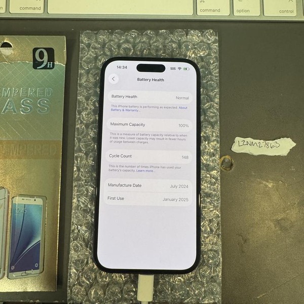 Apple iPhone 15 - Unlocked, 128 GB, Black, A2846