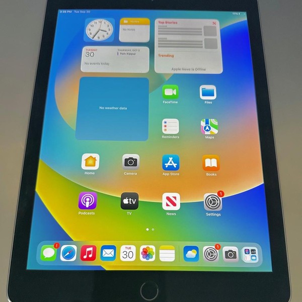 Apple iPad Pro 9.7 inch - Unlocked, 128 GB, Gray, A1674