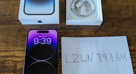 Good
													Apple iPhone 14 Pro - T-Mobile, Purple, 128 GB, A2650, photo 1 of 8