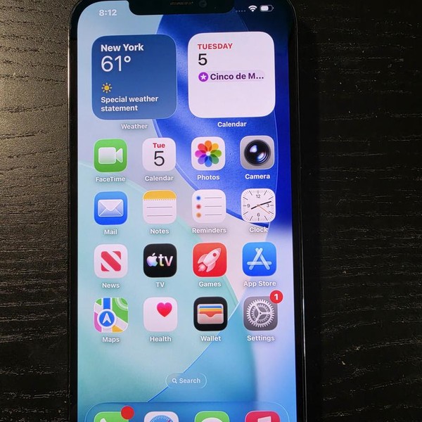 Apple iPhone 12 Pro Max - Unlocked, 256 GB, Pacific Blue, A2342