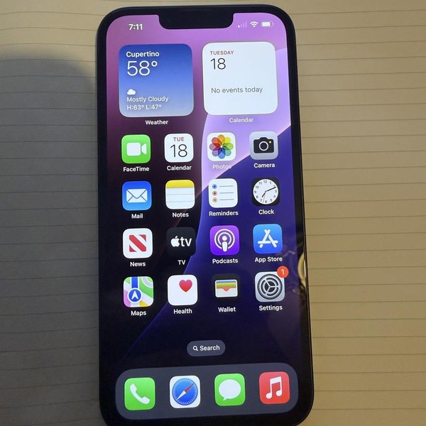 Apple iPhone 16e - T-Mobile, 128 GB, Black, A3212